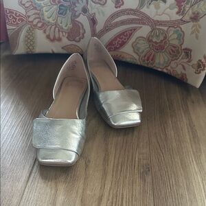 SARTO By Franco Sarto Silver Flats